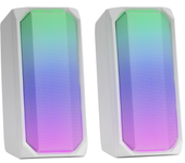 Mars Gaming MSRGB Altavoces 2.0 Bluetooth RGB Blancos
