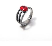 Game Dark Souls Series Men Rings Havel's Demon's Scar Chloranthy Badge Adjustable Ring Male Fans Cosplay Jewelry Accessories