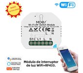 MOES Wifi Smart Light Switch Diy Breaker Module Smart Life/Tuya APP Remote Control,Works with Alexa Echo Google Home 1/2 Way