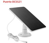 10W 5V Solar Panel Charging Waterproof Portable Solar Panel for Arlo Camera/Eufy Security Wireless Doorbell/Blink Video Doorbell