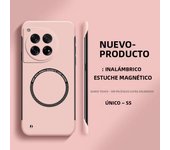 Ultra Thin Hard PC Magnetic Frameless Phone Case For Magsafe Oneplus 12 12R 11 11R 10T 10R 10 Pro Matte Color Solid Cover