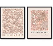 Set de 2 cuadros calidad premium con marco de madera - 30x40 cm o 50x70 cm - POSTER LAB