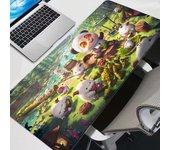 Gaming Mouse Pad League of Legends Teemo Computer Mousepad 90x40 Playmat Natural Rubber Office Carpet Computer Mice Pad For LOL