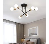 Modern Sputnik Ceiling Chandelier Satellite Hanging Lamp Lustre Light Fixture 6 8 10 Iron Spider Home Living Dining Room Decor