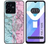 Funda Silicona para Vivo Y35 / Y22s diseño Mármol 08 Dibujos