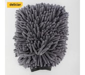 Deli Car Wash Double Faced Glove Microfiber Chenille Gloves Thick Car Cleaning Mitt Wax Detailing Brush Auto Care Brush Cleaning