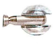 ATM Pasahilos-770042-Cabeza con rueda para guía pasahilos de 9 mm (Rosca M12)