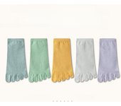 5 Pairs Women Five Finger Socks Toe Socks with Separate Fingers High Quality Cotton Women  Ankle Socks Yoga Sports