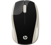 Mouse raton hp wireless inalambrico 200 negro - oro