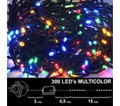 SANCO STORE - MAURER Luces Navidad 300 Leds Luz Multicolores Interior / exterior (IP44)