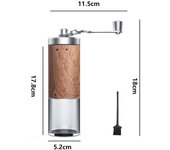 Molinillo de Café manual Luz para cafetera Moka