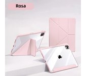 Acrylic Clear Case for 2024 iPad Air 11/13 M2 Pro 11/13 M4 for iPad Air 4 Air 5 Pro 11/12.9 iPad 5/6/7/8/9/10th Y-fold Stand