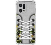 Funda Silicona Antigolpes para Oppo Find X5 5G diseño Zapatillas 08 Dibujos