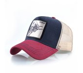 K Baseball Caps Men Snapback Hip Hop Trucker Cap With Embroidery Bull Patch Four Seasons Breathable Mesh Trucker Hat For Women