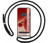 Funda Colgante Transparente para OnePlus Nord 3 5G con Cordon Negro