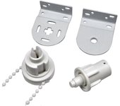 Roller Blind Repair Kit, Complete With 32mm Roller Blind Mechanism, Roller Blind Chain And Metal Bracket For Roller Blind, Maximum Load 5kg Ternel
