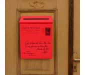 Wall Hanging Mail Box Newspaper Holder Box Letter Box Suggestion Box Retro Wall Mounted Mailbox, Drop Box for Outdoor Gate