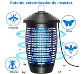 Bug Zapper Lamp 20W UV Light Electric Mosquito Killer Electronic Plug-in Bulbs Used in Homes,Gardens for Outdoor Waterproof