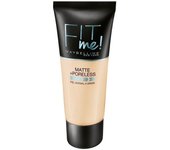 Base de Maquillaje Fit Me Matte Poreless: 105 Natural Ivory - Maybelline