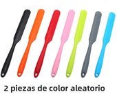 3-in-1 Silicone Cake Scraper, Brush and Mixer for Baking - Nonstick, Heat Resistant, Easy to Clean