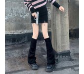 Winter Leg Legwarmers Fluffy Arm Warmers Gothic Lolita Socks Cute Knit Long Socks Women Leg Warmer Stylish Stretchy Boots Cover