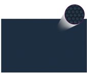 vidaXL Cubierta Solar de Piscina de PE Flotante y 800x500cm Patio Color Negro y azul,  Negro, y mas