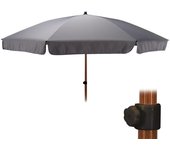 Sombrilla Parasol PROGARDEN 220 Cm Gris - Resistente Climáticas