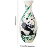 Puzzle 3D Vase Porcelain Design Panda Flower Pot Plastic Home Decoration Waterproof Creative Birthday Gifts Kids Boys Girls Toys