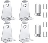 Metal Hold Down Brackets and Pins, Blind Brackets Blind Holder Replacements for Horizontal Blind Sh
