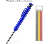 Solid Carpenter Pencil Set Mechanical Pencil 3 Colors Refill Carpentry Marking Scriber Construction Tools Woodworking Tools