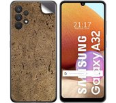 Pegatina Vinilo Autoadhesiva Textura Corcho para Samsung Galaxy A32 4G