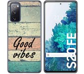 Tumundosmartphone Funda Gel Tpu para Samsung Galaxy S20 FE diseño Madera 01 Dibujos