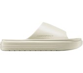Chanclas Beige Converse Essential Slide Papiro Acolchadas y Ligeras