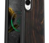 Funda magnética de madera para Samsung Galaxy S25 Edge (2025), carcasa de TPU a prueba de golpes y grabado artesanal de madera, compatible con cargadores inalámbricos MagSafe (bandera estadounidense)
