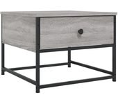 vidaXL Mesa de centro madera de ingeniería 51x51x40 cm Negro, Roble Sonoma, Roble ahumado Mesita de Salón o Comedor o Auxiliar Mesa de Café Meuble Salón