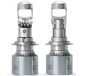 2PCS/1PCS Mini Lens 30000LM 100W LHD Led H4 Car Lights Kits Projector Lenses Canbus Turbo Car Lamps 12V 24V For Cars Motorcycle