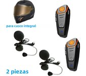 BT-S2NS Motorcycle Bluetooth-Compatible Helmet Headset Intercom Waterproof Multi Interphone FM MP3 1000M Intercomunicador
