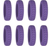8PCS/Set Universal Suitcase Wheels Protection Cover with Silent Sound Travel Luggage Caster Shoes Trolley Box Casters Covers