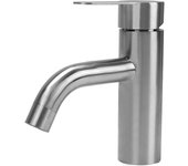 Grifo Lavabo Grifo de Baño Monomando Plisado Grifo Baño Grifo Lavabo de Lavabo Alto Grifo de Acero Inoxidable Control de Agua Fría Y Caliente