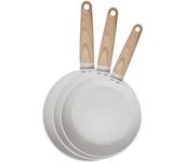 SET 3 SARTENES ALU FORJADO, Ø 18 - 22 - 26cm SAN IGNACIO