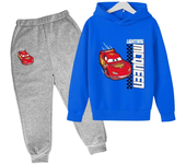 Cars Sweatshirt Boy Sweatshirt girls Lightning McQueen Sweatshirt Hoodies Pants 2Pcs Kids Tracksuits Children Clothing