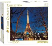 Puzzle 2000 piezas de la Torre Eiffel - París Clementoni