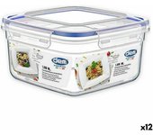 Fiambrera Hermética Dem 1,5 L 18 x 18 x 10 cm (12 Unidades)