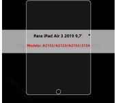 Tempered Glass Screen Protector for iPad 10.2 9.7 10. 5 10.9 Pro 11 New iPad 10 9 8 7 6 5 Air 4 3 2 Mini iPad 2020 2021 2022