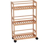 Maxia Market - Estanteria de almacenamiento de cocina y baño de bambú de Bambú, Estantes de baño y Cocina diseño moderno, Mueble de Baño y Cocina