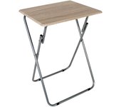 UD - Mesa Plegable Portátil de madera 48x38X66cm -Muy Facil de Llevar!-Ideal para Camping y Picnic