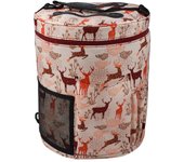 DIY Woven Storage Bag Sewing Embroidery Tool Storage Crochet Yarn Drum Bag Bead Rhinestone Button Storage Package Yarn Storage