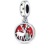 The 2024 New Christmas Collection Snowflake Pendant Is Suitable For Original Bracelets Charming DIY Girl Jewelry Gifts