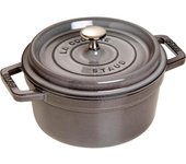 Cast Iron Dutch Oven 5-qt Tall Cocotte, Made in France, Serves 5-6, Lilac