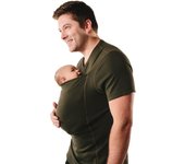 Baby Carrier Kangaroo Bolso Grande Chaleco helbres cuidado servdumbre Camisa (verde del Ejército)